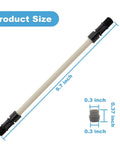 Pump Tube Replacement Kit for Stenner Pumps, 5 Pack, Fits Classic SVP and M128 Models, showing tube size and ferrule measurements
