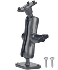 CarPlay Screen And Backup Monitor Mount with Aluminum Adjustable Arm and AMPS Base, screws included