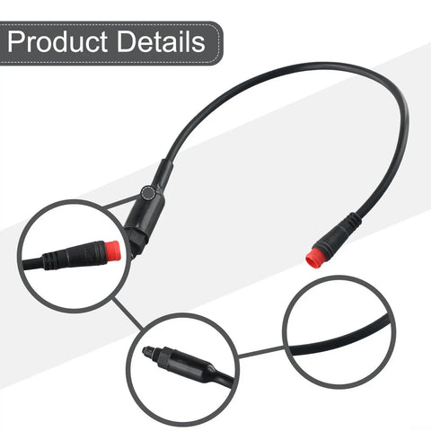 Electric Bike Brake Sensor With Auto Shutoff Power Cut Off for Safe Stops, Hydraulic Connector, Waterproof ABS Construction, 1500mm or 1800mm Cable Lengths, Plus 250mm or 450mm Options, Durable Cycling Accessory