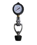 Yoke Valve Tank Pressure Checker for Scuba Diving Accurate 5000 PSI and 350 BAR Gauge with black knob and clear dial