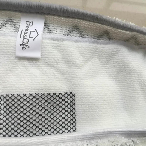Close-up of PowerFresh Steam Mop Pad featuring soft microfiber texture for 1940 and 1806 models with a scrubbing strip detail.