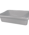 Heavy Duty 4.6 Gallon Dish Tub For Pro Kitchen Organization And Restaurant Use, Durable Gray Plastic Basin
