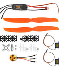 1000KV Brushless Motor With 40A ESC, 9G SG90 Micro Servo And 1060 Propeller Kit For RC Planes, drones, DIY aircraft repairs