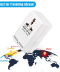 Dual Channel 110V To 220V Step Up And Down Voltage Converter For Travel Reversible 220V To 110V Compact Power Transformer