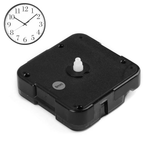 Battery Powered Clock Movement Replacement Kit With High Torque Axis Shaft 8mm No Thread For 1mm Dial DIY Clock Repair