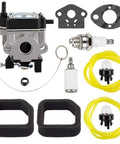 Carburetor Replacement 308480001 for Toro Weed Eater 25cc Engines with filters, lines, gaskets, and spark plug