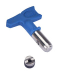 Spray tip with blue plastic handle for Airless Paint Sprayer Gun G5 Max 25 MPa 248 Bar, showing detachable nozzle part.