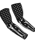 American Flag Stretch Arm Sleeves With Soft Fit Material For Ace Sun Protection UV Blocking Stay Cool And Look Fly Perfect For Road Workouts And Weekend Rides, designed with unique graphic patterns.