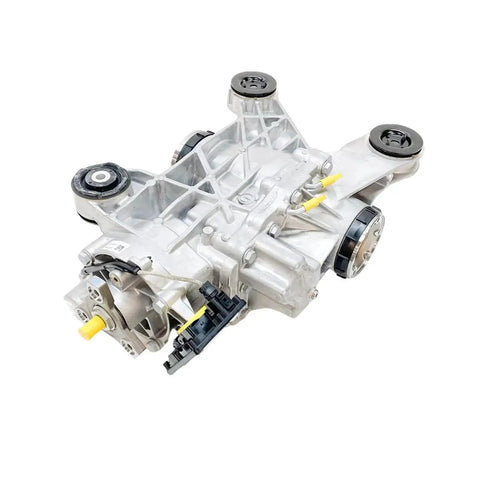 Kickass Audi RS3 Sportback 8V MK3 Quattro Rear Differential Gearbox Featuring Heavy Duty Viscous Coupler And Badass Limited Slip Diff 0CR525010 Replacement Kit, top view, silver metal, automotive part.