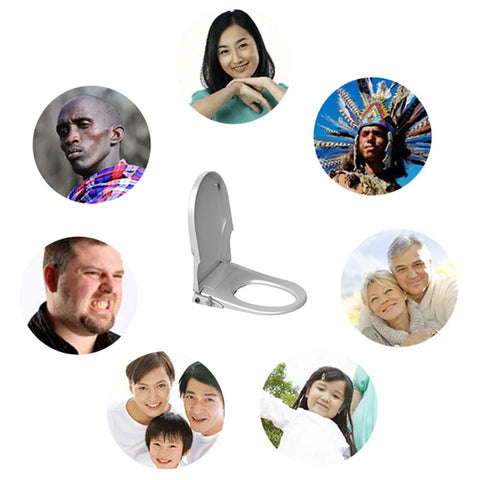 Smooth As Butter Soft Closing Square Toilet Seat With Quick Release Hinges And Stainless Steel Adjustable Hardware designed for easy cleaning.