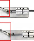 Reciprocating Motor Rocker Arm For Electric Linear Actuator With Adjustable Stroke 30-200mm, Steel Crankshaft Linkage For Push Pull Motion, 12mm Hole Bore, Heavy Duty DIY Automation Component For Precise Actuation on actuator base