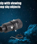 Prime Focus Telescope Camera Adapter Kit for Canon EOS Rebel DSLR on starry sky background