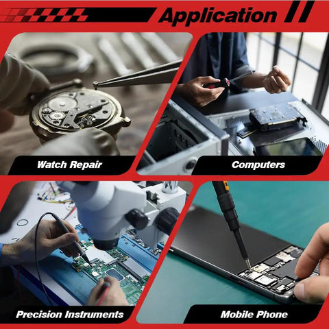 Applications of 1110 Pcs Micro Screw And Nuts Kit Stainless Steel Phillips Screws M1 in watch repair and electronics