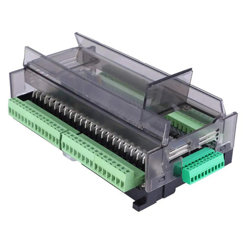 Industrial PLC Controller For 24V DC Power, 24 Input 24 Output, Analog 6AD Module, High Speed Counting, RS485 Interface