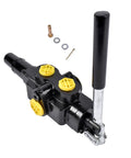 25 GPM Hydraulic Log Splitter Valve With 3500 PSI Rating, Directional Control Valve With Auto Return Detent Lever