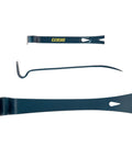 3 Piece Pry Bar Set With 5.5 Inch, 7.5 Inch And 10 Inch Nail Pullers, Wide Thin Blades, Forged Steel Construction, High Leverage Design
