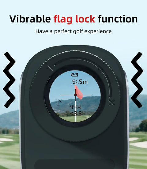 Ace Your Round With This Straight Fire Golf Rangefinder Featuring Slope Readouts 1000 Yard Distance Magnetic Pouch 6X Magnification And Flag Lock Vibration So You Can Crush Every Shot On The Links