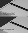 Heavy Duty 5 Pack 16 Inch Black Center Mount Drawer Slides For Cabinets installation instruction for bottom mount guide rail.