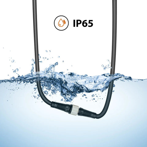 Hella Versatile 4 Foot Extension Cable For Linkable Led Wall Washer Lights Features waterproof build submerged in water.