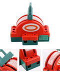 Visible Disconnect Knife Switch 32A 220V DPDT Two Pole Power Isolation front and detailed views