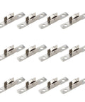 12 Pieces 3/8 Inch Metal Sliding Window Rollers Universal Single Slide Wheels For Doors Cupboards Drawers DIY Projects Durable Replacement Hardware Ideal For Track Systems Cabinets And Household Furnishings
