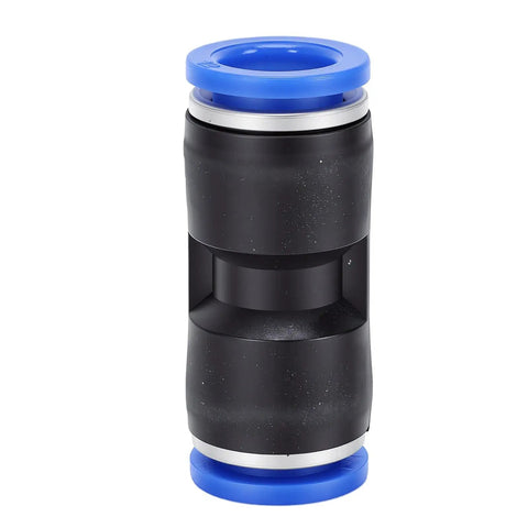 Rock Solid 80 Pcs Pneumatic Tube Connector Kit With PBT Air Hose Fittings And Zinc Alloy Adapters For Push To Connect PE PU PA PVC Nylon Tubing Up To 12mm OD, Perfect For High Pressure Air Line Jobs, black push-fit connector