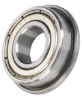 Set Of 10 Premium F6900ZZ Ball Bearings With Double Seals Rated For High Speed Smooth Operation In Light Industry Projects Plus Steel Build And 10x22x6mm Size, showing a close-up view of a steel ball bearing.