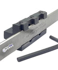 Lathe Adjustable Pro Grade Parting Tool Holder with 10mm Shank and 3/4 Inch HSS Blade, showing T Type Cut Off quality steel