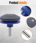 Must Have Universal Lawnmower Blade Sharpening Kit With Double Layer Corundum, 2024 Update, Easy To Use in close-up view