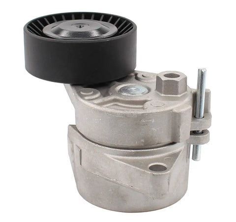Beefed Up Pack Of 3 Drive Belt Tensioner Idler Pulleys Kit For BMW Vehicles close-up view showing pulley and bracket