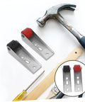 Hella Durable Heavy Duty Sliding Door Rollers And Silent Barn Door Caster Wheels With Vertical Support Smooth As Butter For Dead Quiet Operation On Interior Doors Or Outdoor Wooden Gates, featuring two rollers next to tools.