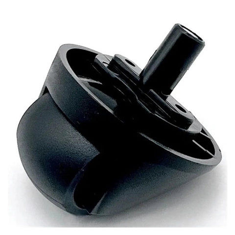Close-up of black front omni-directional caster wheel for Roborock S9 MaxV Ultra