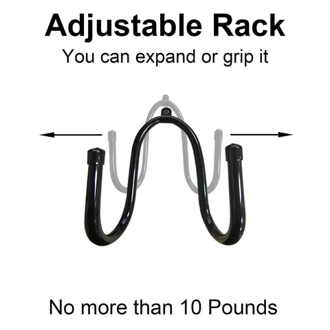 Five Pack Rolling Pin Holder Rack With No Punch Mounting Wall Mounted Display Organizer For Kitchen Tools Adjustable To Fit Different Rolling Pin Sizes Rustic Black Metal With Rubber Protection Space Saving front view showing adjustable hooks