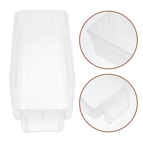 Two Pack Portable White Plastic Pill Organizer Boxes With Space Saving Design And Clear Visibility Featuring Transparent Label Holder For Easy Medication Sorting Ideal For Home Travel Emergency Kits Clinics And Caregivers, white plastic