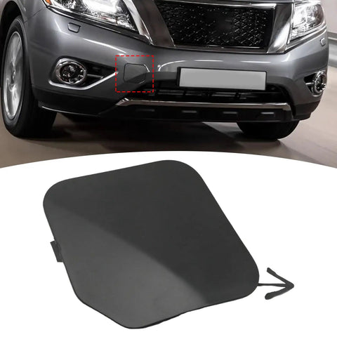 Front Tow Hook Cover Replacement For Pathfinder 2013 2014 2015 2016, Durable Plastic Weather Resistant Shield, Easy Install