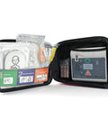 Practi-Trainer Essentials AED Training Kit, base model with reusable pads for CPR and AED training use only, open zip case