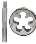 Two Pack M15 X 1 Metric Tap And Die Set For Machine Threading And Screw Tapping High Speed Steel HSS 6542 Taps And Round Die Kit