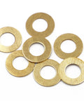 Brass Flat Washers Set 30 Pc Heavy Duty Assorted M2-M16 Hardware Kit For Plumbing Mechanical And Electrical Repairs, brass washers