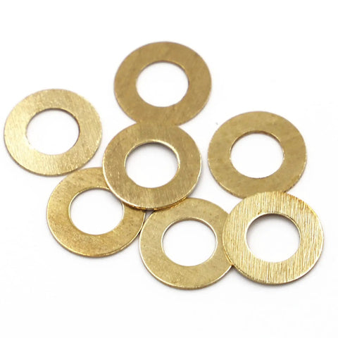 Brass Flat Washers Set 30 Pc Heavy Duty Assorted M2-M16 Hardware Kit For Plumbing Mechanical And Electrical Repairs, brass washers