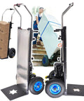 Super Heavy Duty 1200w Electric Hand Truck Stair Climber With Massive 400kg Load Capacity And Smoother Brushless Motor for moving boxes.