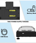 Pro Grade High Precision 100g Milligram Scale 0.001g Readability with battery and USB modes