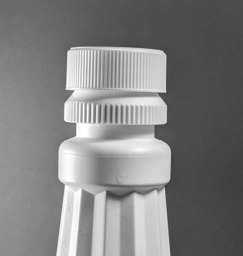 1L White ABS Filter Cap For Floetrol Jug Cap Keeps Paint Clump Free, No Nylons Or Rubber Bands Needed, No Fuss, No Mess, Upgraded Cap For Cleaner Mixing And Easy Pouring, Works In Addition To The Original Cap