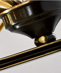 Detailed view of Solid Brass Wall Sconces With Glass Lantern, showcasing elegant mounting base and finish quality.