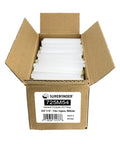 Mini Size Clear Dual Temp Hot Glue Sticks 5 Lb Box For Crafts, DIY, Scrapbooking, And All Purpose Projects With A Bond That Holds Strong Like A Boss, Approximately 565 Sticks, Great For Fabric, Plastic, Wood, Glass in open cardboard box