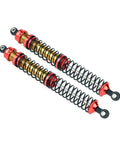 Beefy One Tenth Scale RC Crawler Rear Shock Absorbers 146mm Pair For Axial RBX10 Ryft AXI03005 AXI03009 Aluminum CNC Machined Dampers