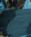 Hassle Free Peel And Stick Roof Underlayment Mid Ply Membrane being laid down, showcasing self-adhering layer for roofing.
