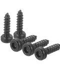 M2x8mm Hex Socket Head Cap Screws Self Tapping Set 304 Stainless Steel Black Oxide Hex Drive 50 Pcs M2 Thread 0.8mm