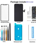 Package contents of 6.5 Inch Screen Replacement Kit for iPhone 11 Pro Max with LCD Display, 3D Touch Digitizer, tools, and instructions