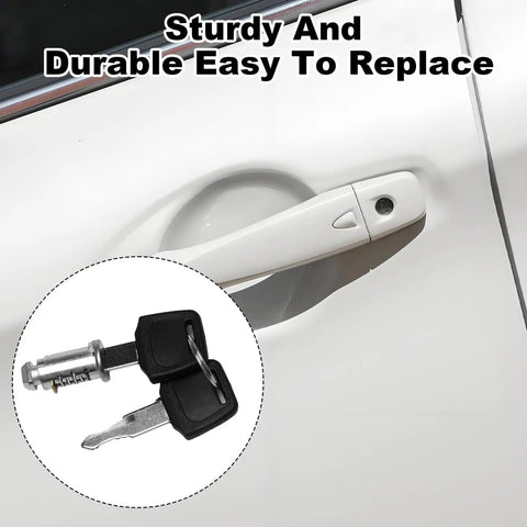 Two Pack Lock Cores With Keys For One Key System Compatible With Bike Racks Roof Cargo Ski Racks And Towers Premium Zinc Alloy