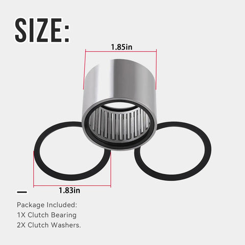 Heavy Duty One Way Clutch Bearing Kit With Seal Assembly And Needle Roller Bearings For Can Am Maverick X3 17 22 Turbo R XDS XRS